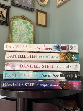 Danielle Steel Hardcover Book Set — White, Teal, Blue, Purple
